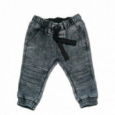 Панталон от деним с ластици на крачолите за момче Chicco 38712 