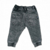 Панталон от деним с ластици на крачолите за момче Chicco 38713 2