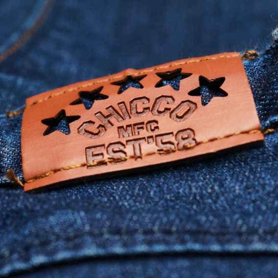 Дънки с ефектни джобове за момче сини Chicco 38730 4