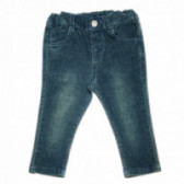 Джинсов панталон за бебе с износен ефект, син Chicco 38809 