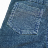 Джинсов панталон за бебе с износен ефект, син Chicco 38811 3