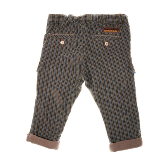 Памучен кариран панталон за бебе Chicco 38837 2