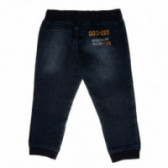 Дънков панталон с шевове на коленете за бебе момче тъмно син Chicco 38844 2