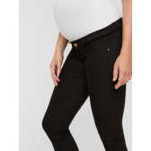 Панталон за бременни с вталена кройка черен Mamalicious 3887 6