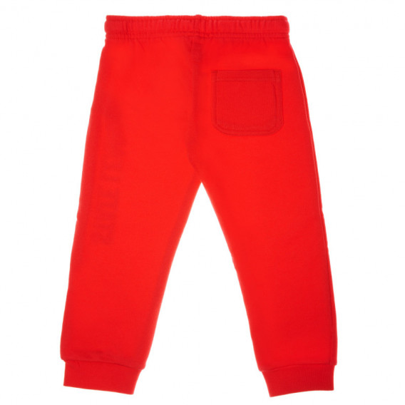 Спортен панталон с надпис за бебе момче червен Chicco 38971 2