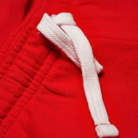 Спортен панталон с надпис за бебе момче червен Chicco 38972 3