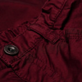 Памучен панталон с ластик за бебе за момче тъмно червен Chicco 38995 3