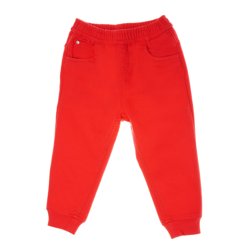 Дълъг панталон за бебе за момче червен  39059
