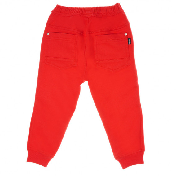 Дълъг панталон за бебе за момче червен Chicco 39060 2