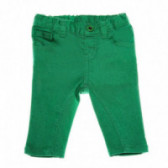 Панталон с права кройка за бебе за момче зелен Chicco 39069 