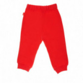 Памучен панталон червен Chicco 39108 2