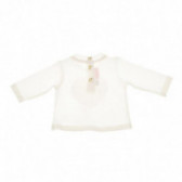 Памучна блуза с дълъг ръкав и пайети за бебе Chicco 39284 2