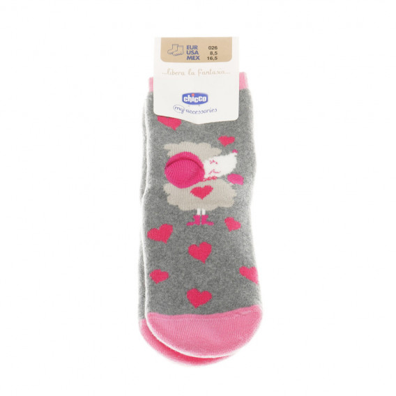 Чорапи за момиче на сърца Chicco 39409 