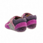 Кожени обувки за бебе момиче, лилави Chicco 39431 2