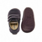 Кожени обувки с апликация сърце за бебе момиче, лилави Chicco 39441 3