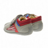 Кожени обувки за бебе момче с червени детайли Chicco 39465 2