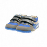 Кожени обувки за бебе момче, в син цвят Chicco 39470 
