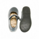 Кожени обувки за момиче с изчистен дизайн, сиви Chicco 39519 3
