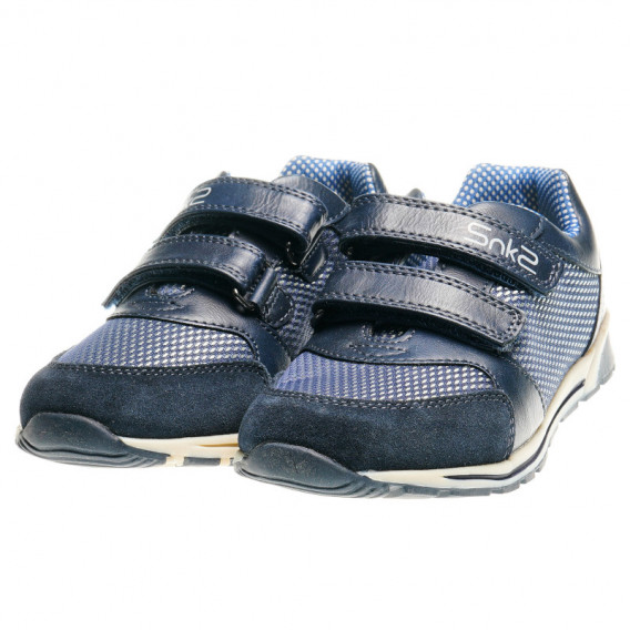 Обувки за момче с велкро закопчаване, сини Chicco 39664 