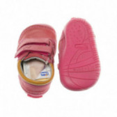 Кожени обувки за бебе момиче, в розов цвят Chicco 39799 3
