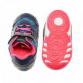 Обувки за бебе момиче с велкро закопчаване и ластични връзки Chicco 39814 3