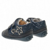 Кожени обувки за бебе момиче, в синьо Chicco 39816 2