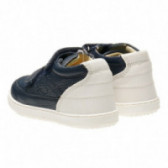 Кожени обувки за бебе момче с бял детайл Chicco 39855 2
