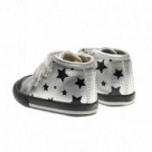 Кожени обувки за бебе момиче с декорация звездички Chicco 39884 2