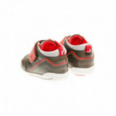 Кожени обувки за бебе момче с червен акцент Chicco 39906 2
