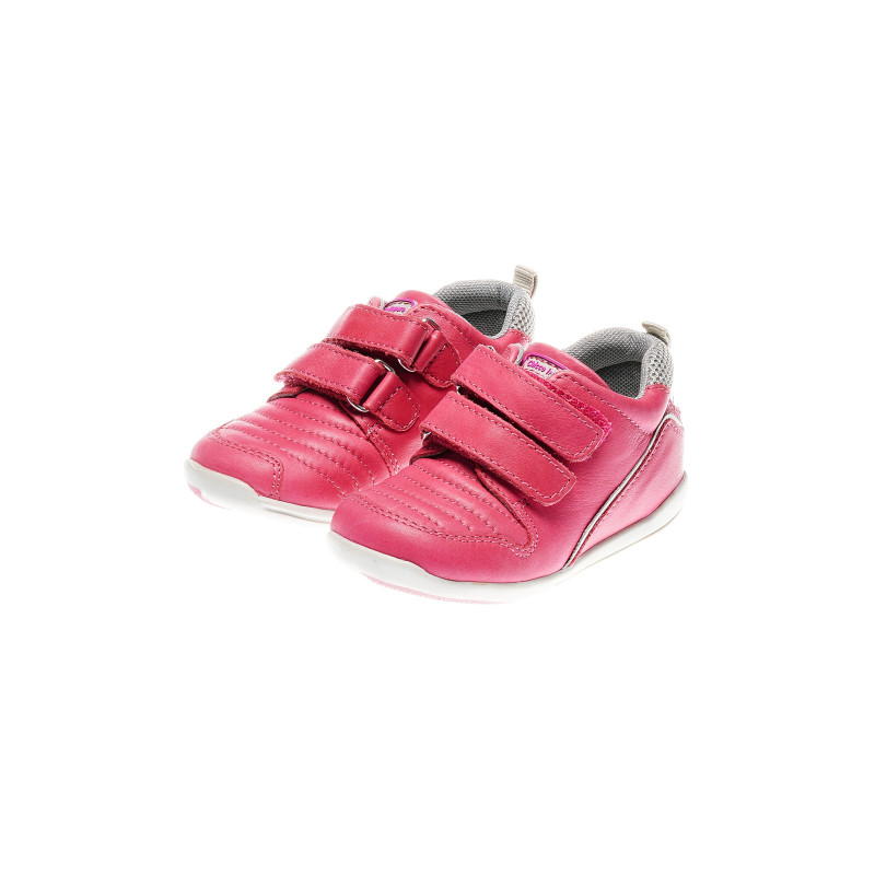 Кожени обувки за бебе момиче, розови  39908