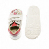 Кожени обувки за бебе момиче с принт на цветя Chicco 39988 3