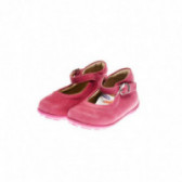 Кожени обувки за бебе момиче с катарама Chicco 40020 