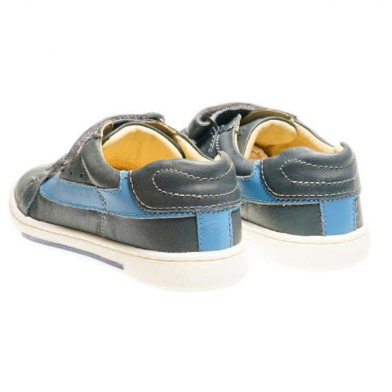 Кожени обувки за момче със сини ивици Chicco 40027 2