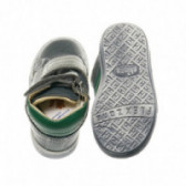 Кожени обувки за момче със зелени детайли Chicco 40038 6