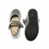 Кожени обувки за момиче с каишка, сиви Chicco 40096 3