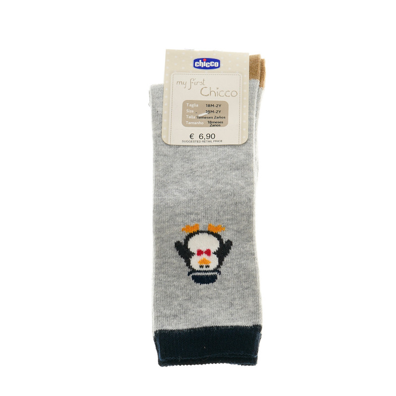 Чорапи за бебе момче, картинка пингвин  40222