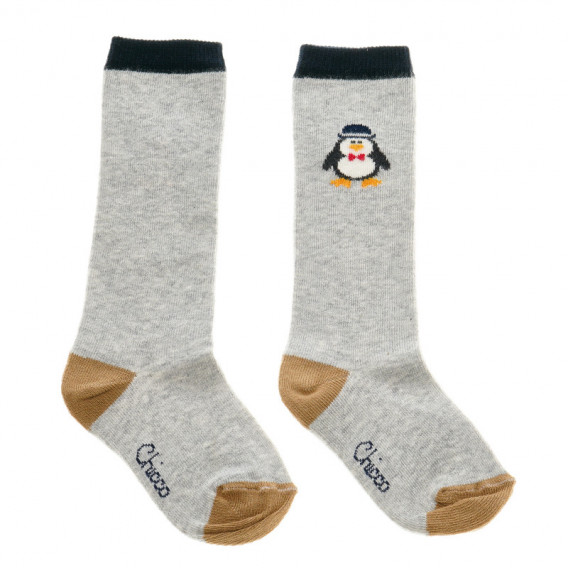 Чорапи за бебе момче, картинка пингвин Chicco 40224 3