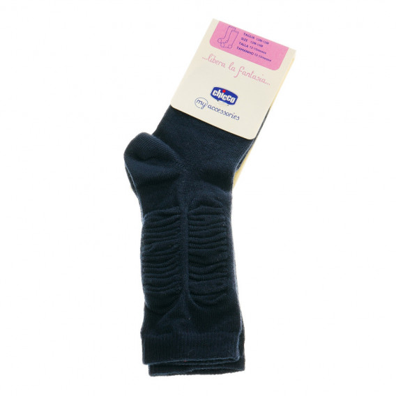 Чорапи 3/4 дължина за момиче, сини Chicco 40231 2