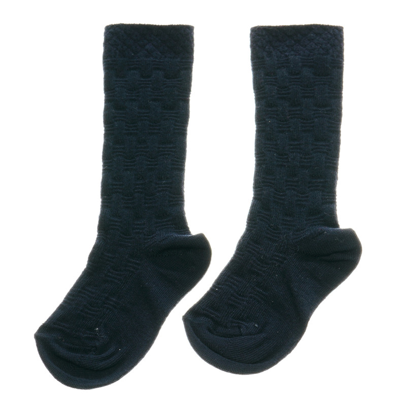 Чорапи 3/4 дължина за момиче, тъмно сини  40234