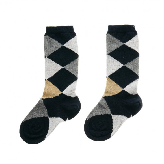 Чорапи 3/4 дължина за момче, каре Chicco 40247 2
