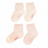 Чорапи за момиче, 2бр., розови Chicco 40303 