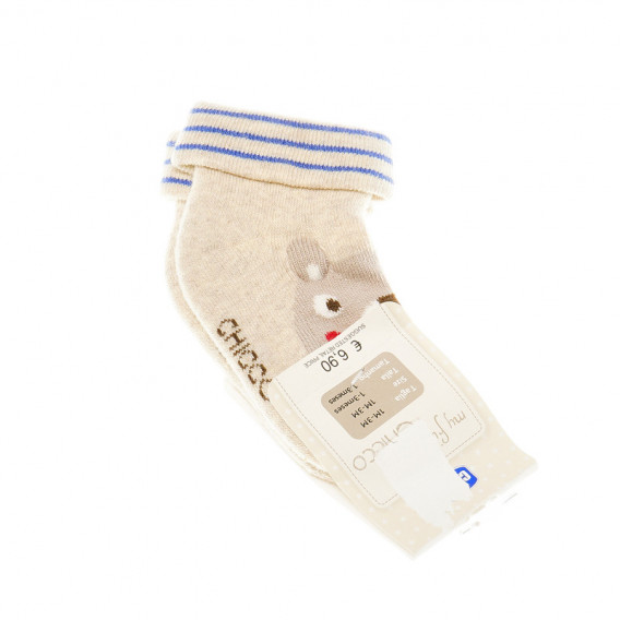 Чорапи за бебе, унисекс, беж Chicco 40316 2