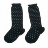 2 броя 3/4 чорапи за момиче, черни Chicco 40345 3