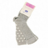 2 броя 3/4 чорапи за момиче, сиви Chicco 40352 