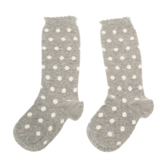 2 броя 3/4 чорапи за момиче, сиви Chicco 40354 3