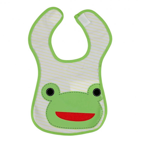 Непромокаем лигавник със забавна картинка на жабка зелен Mycey 40754 