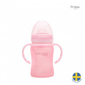 Стъклена неразливаща се чаша, Швеция, цвят: розов Everyday baby 40942 