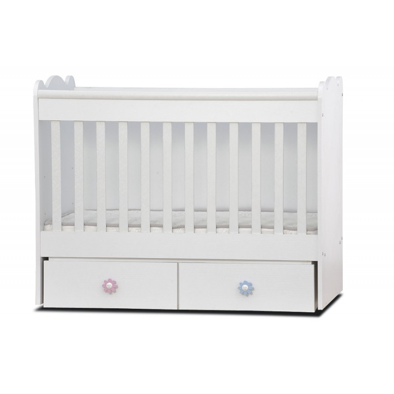 Бебешко креватче, Тони - трансформиращо, бяло, 60х120 см.  40962