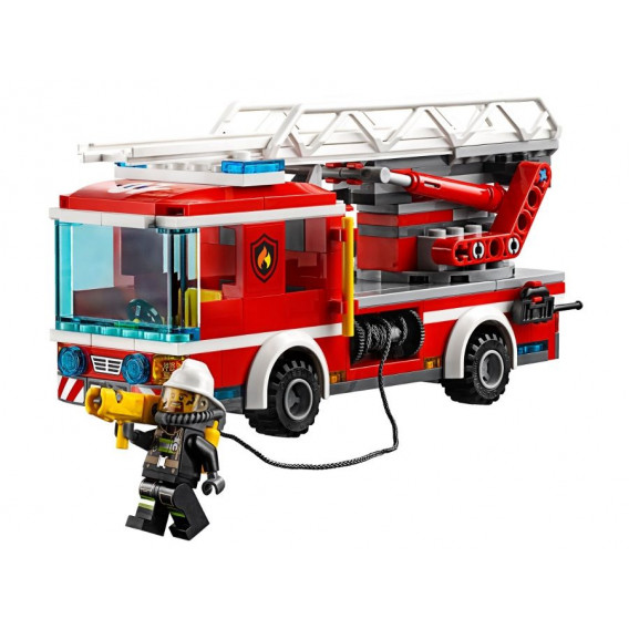 Конструктор- Пожарникарски камион със стълба, 214 части Lego 41161 5