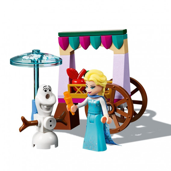 Конструктор- Дисни принцеси - приключение на пазара с Елза, 125 части Lego 41180 6